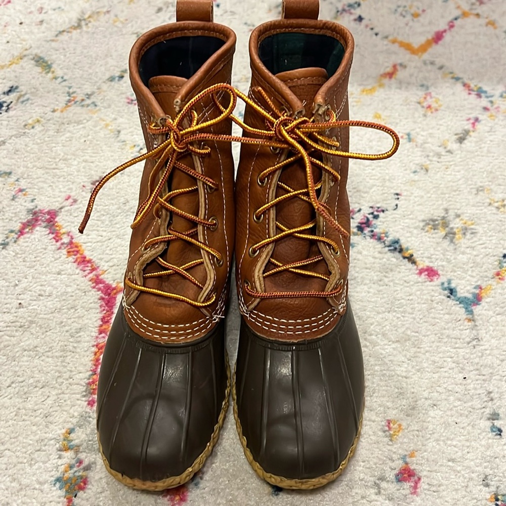 LL Bean Duck Boots EUC